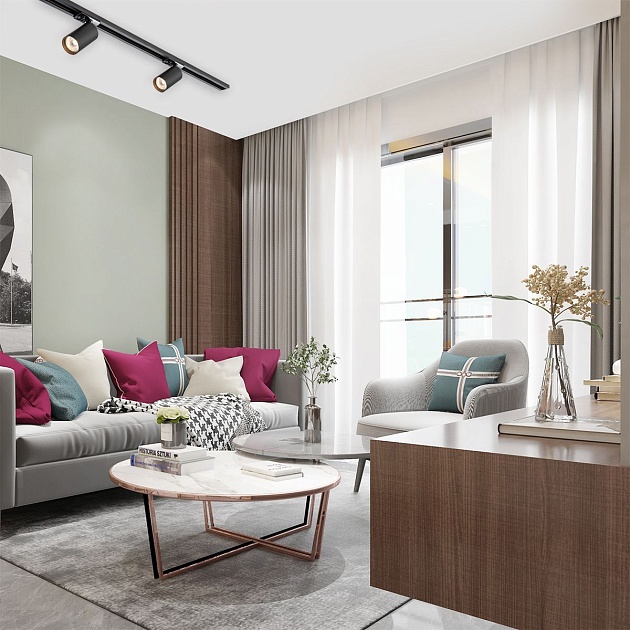 Трековый светильник Escada 20001TRA/01 SBK Фото № 5