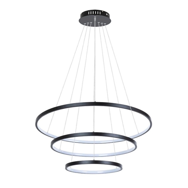 Подвесная светодиодная люстра Arte Lamp Frodo A2197SP-3BK Фото № 1