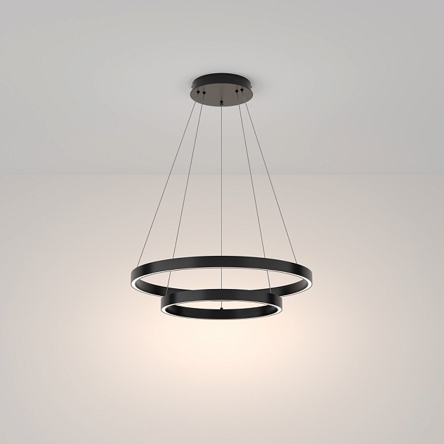 Подвесной светодиодный светильник Maytoni Rim MOD058PL-L55BK Фото № 4