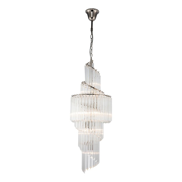 Каскадная люстра iLamp Manhattan 051D-11 Nickel изображение 4 Каскадная люстра iLamp Manhattan 051D-11 Nickel Фото № 4