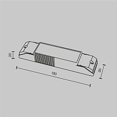 Блок питания Maytoni Technical Dali 23-40V 5-12W IP20 0,15-0,3A PSL-DL40-3CCT-150-300mA 1