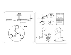 Люстра на штанге Ambrella light COMFORT FL4857 2