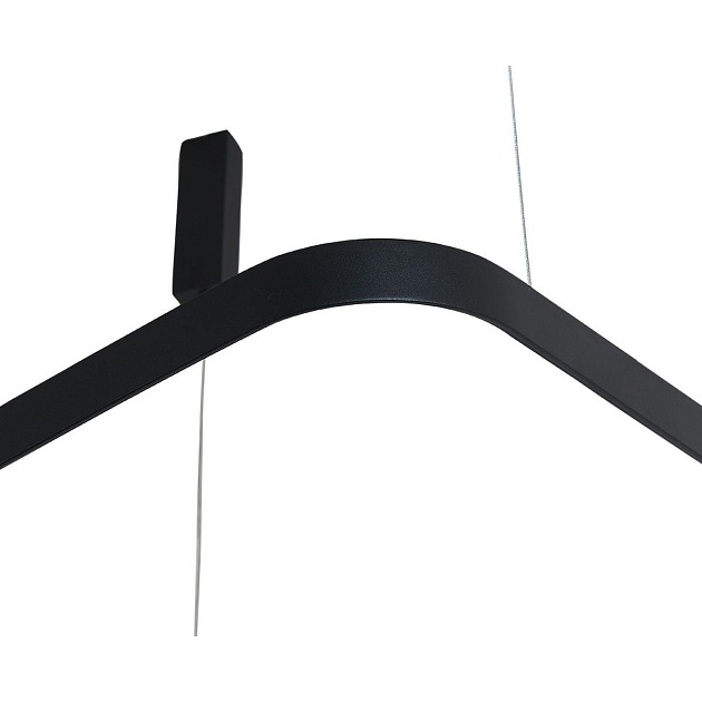 Подвесной светодиодный светильник Italline IT013-6024 black 3000K Фото № 5