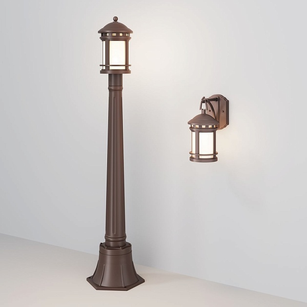 Уличный настенный светильник Maytoni Salamanca O031WL-01BR изображение 5 Уличный настенный светильник Maytoni Salamanca O031WL-01BR Фото № 5