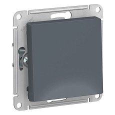 Выключатель одноклавишный Systeme Electric AtlasDesign 10A 250V грифель ATN000711