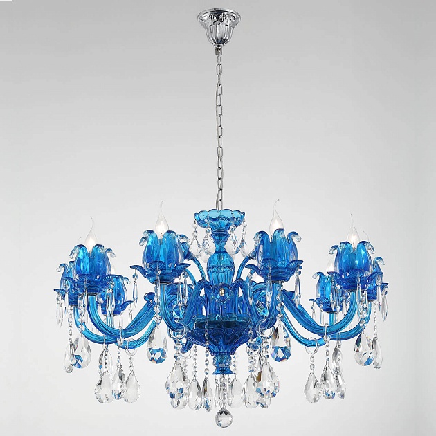 Подвесная люстра Lucia Tucci Ashanti 1250.10 Blu Фото № 1