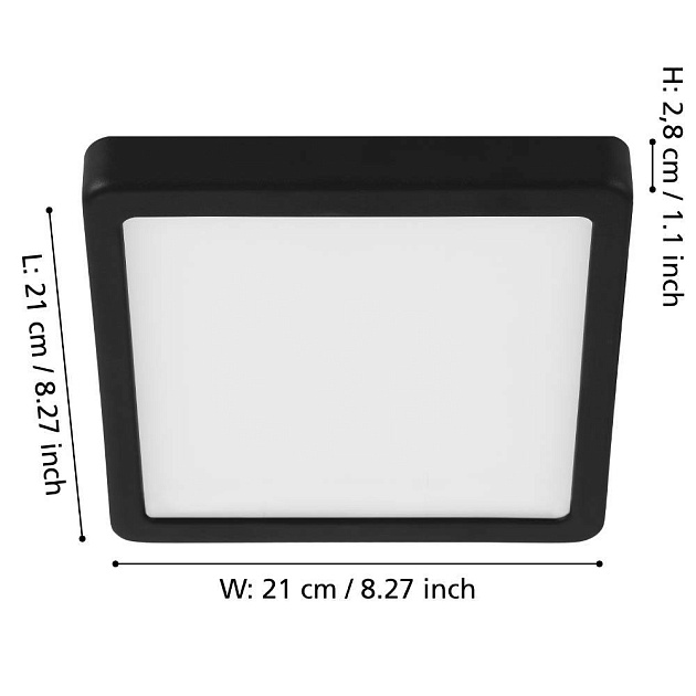 Потолочный светодиодный светильник Eglo FUEVA 5 900587 изображение 2 Потолочный светодиодный светильник Eglo FUEVA 5 900587 Фото № 2