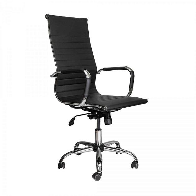 Офисное кресло AksHome Elegance чёрный, экокожа 65434 Фото № 1