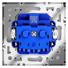 Розетка встраиваемая Voltum S70 с заземлением 16А, (белый матовый) VLS040102 2