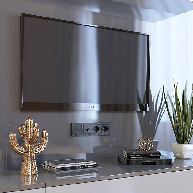 ТВ-розетка оконечная Werkel Hammer черный W1283008 4690389163081 изображение 2 ТВ-розетка оконечная Werkel Hammer черный W1283008 4690389163081 Фото № 2