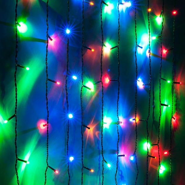 Светодиодная гирлянда Eurosvet занавес 230V 200-003 мульти изображение 7 Светодиодная гирлянда Eurosvet занавес 230V 200-003 мульти Фото № 7