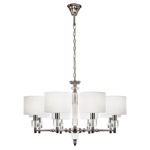 Подвесная люстра iLamp Alexa P2404-8 Nickel изображение 1 Подвесная люстра iLamp Alexa P2404-8 Nickel Фото № 1