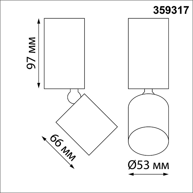 Светодиодный спот Novotech Over Tubo 359317 изображение 2 Светодиодный спот Novotech Over Tubo 359317 Фото № 2