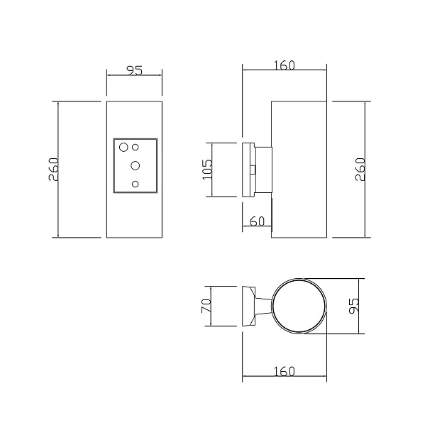 Уличный настенный светильник Maytoni Rando O419WL-02W Фото № 2