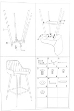 Барный стул Woodville Tarli 11539 1