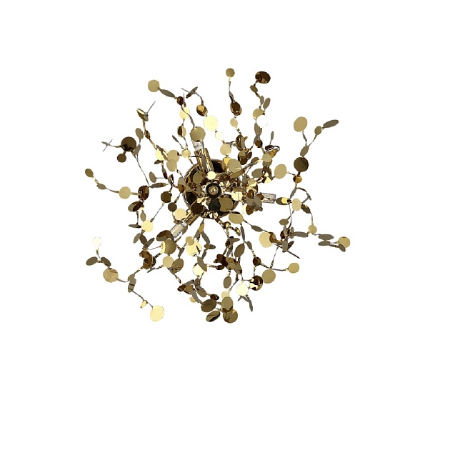 Настенный светильник Crystal Lux GARDEN AP-PL3 D400 GOLD изображение 1 Настенный светильник Crystal Lux GARDEN AP-PL3 D400 GOLD Фото № 1