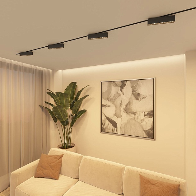 Трековый светодиодный светильник Denkirs Edder DK6434-BK Фото № 5