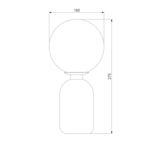 Настольная лампа Eurosvet Оптима Bubble 01197/1 белый изображение 2 Настольная лампа Eurosvet Оптима Bubble 01197/1 белый Фото № 2