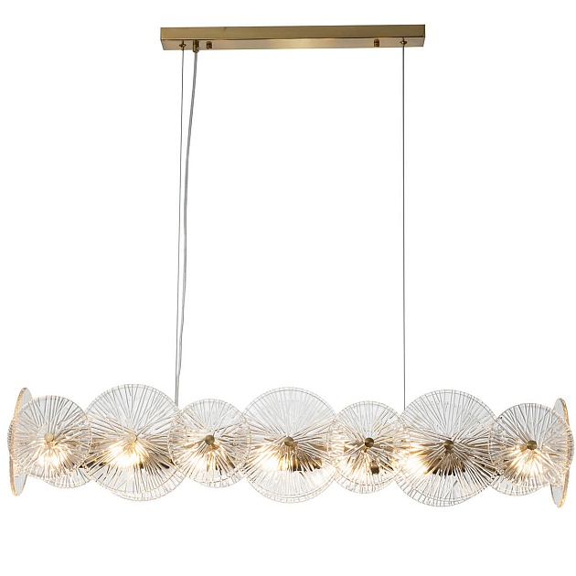 Подвесная люстра Indigo Miele 12021/7PL Brass V000021 Фото № 1