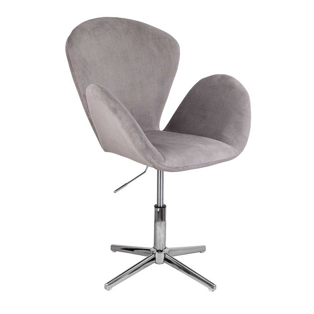 Поворотное кресло AksHome Toronto серый, велюр 71552 Фото № 1