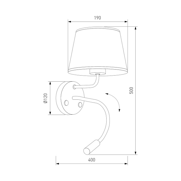 Бра TK Lighting 10080 Maja Фото № 2