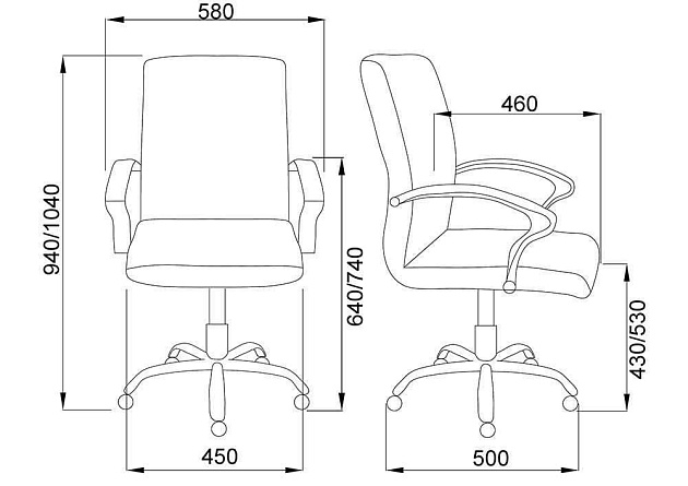 Кресло руководителя AksHome James чёрный, экокожа 80026 Фото № 2
