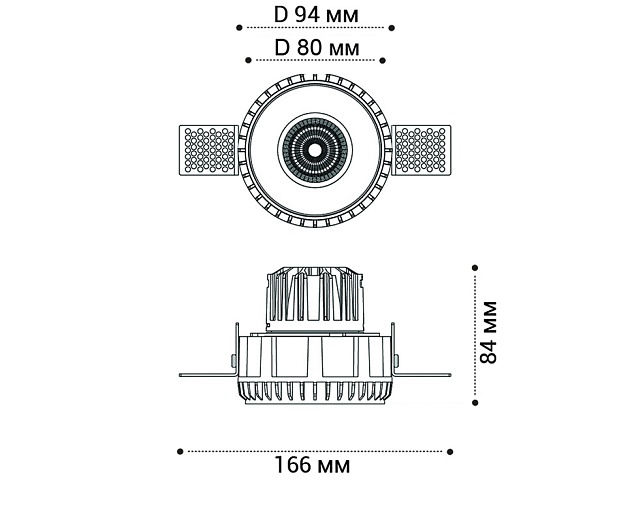 Встраиваемый светодиодный светильник Italline IT08-8021 white 4000K изображение 2 Встраиваемый светодиодный светильник Italline IT08-8021 white 4000K Фото № 2