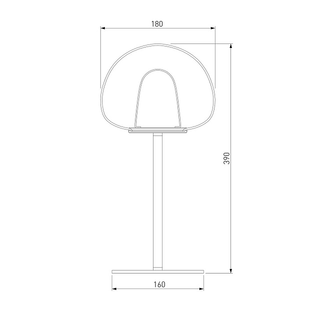 Настольная лампа Eurosvet Twice 90326/1 черный изображение 2 Настольная лампа Eurosvet Twice 90326/1 черный Фото № 2
