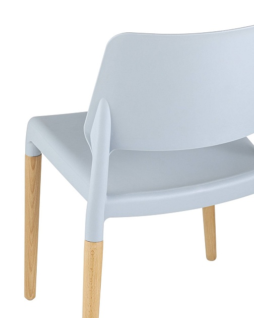 Кухонный стул Stool Group BISTRO серо-голубой с деревян. ножками 8086107 Фото № 6