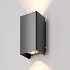 Уличный настенный светодиодный светильник Maytoni Shell O570WL-L10B3K 4