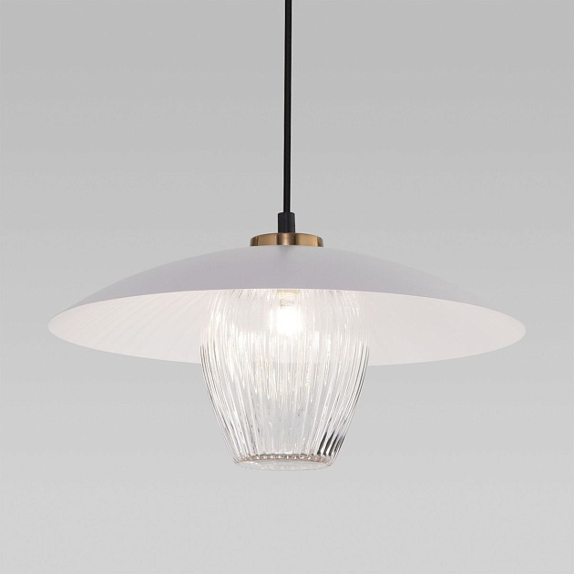 Подвесной светильник Eurosvet Kamari 50259/1 белый/прозрачный Фото № 4