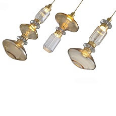 Подвесной светодиодный светильник Mizi'en Mosaic MZ160191-3-720B 2