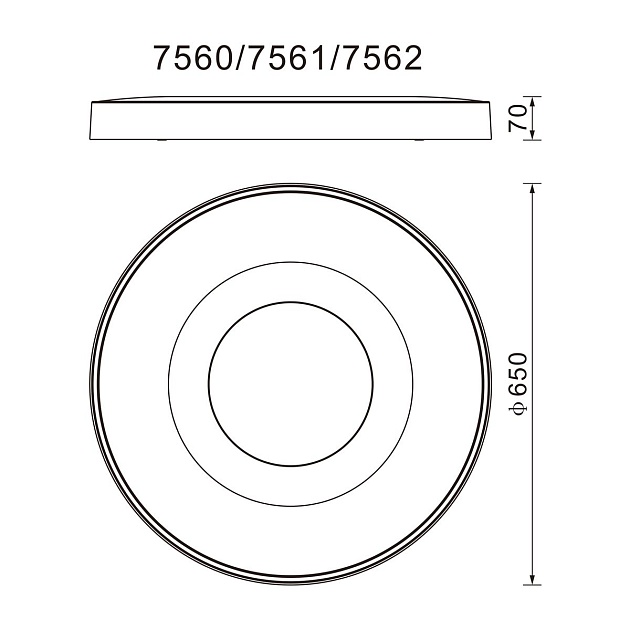 Потолочный светодиодный светильник Mantra Coin 7562 Фото № 3