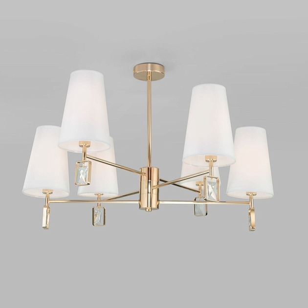 Потолочная люстра Eurosvet Milazzo 60137/6 золото изображение 5 Потолочная люстра Eurosvet Milazzo 60137/6 золото Фото № 5