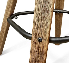 Барный стул Sheffilton SHT-ST16/S93 браш.коричневый/черный муар 4398795901 1