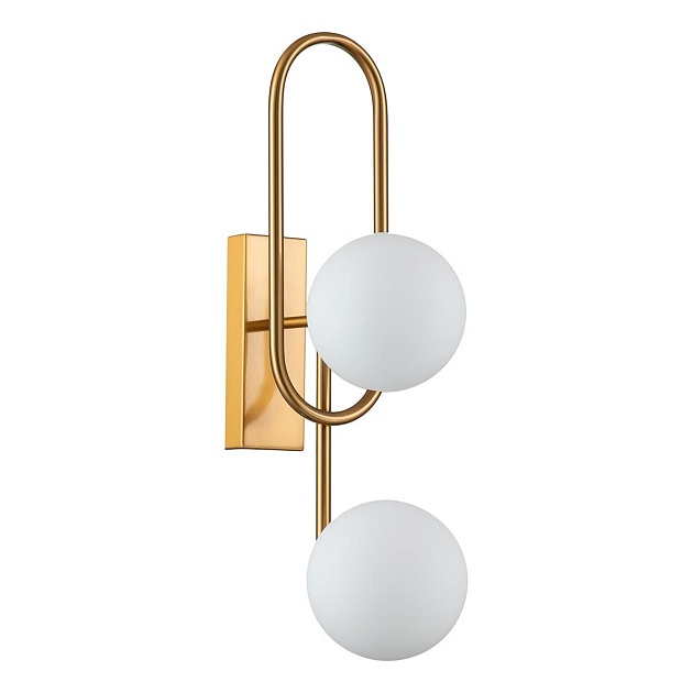 Бра Indigo Opaco 11015/2W Brass V000151 изображение 2 Бра Indigo Opaco 11015/2W Brass V000151 Фото № 2