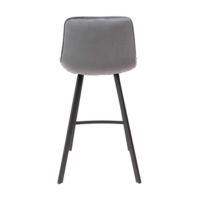 Барный стул AksHome Leros серый, велюр 81474 изображение 10 Барный стул AksHome Leros серый, велюр 81474 Фото № 10