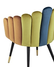 Кресло Stool Group Камелия сине-зеленый DC-99011 HLR-63-52-43 5