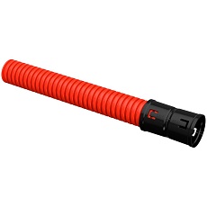 Труба гофрированная двустенная ПНД d=40мм красная (150м) IEK CTG12-040-K04-150-R
