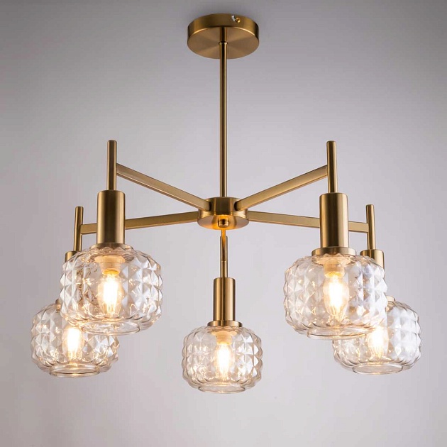 Подвесная люстра Freya Fero FR5366CL-05BS Фото № 3