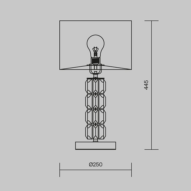 Настольная лампа Maytoni Talento DIA008TL-01CH Фото № 3