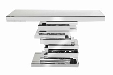 Консоль Art Home Decor Smart YJ011 стекло 120*35*78 серебристый YJ011 CR 3