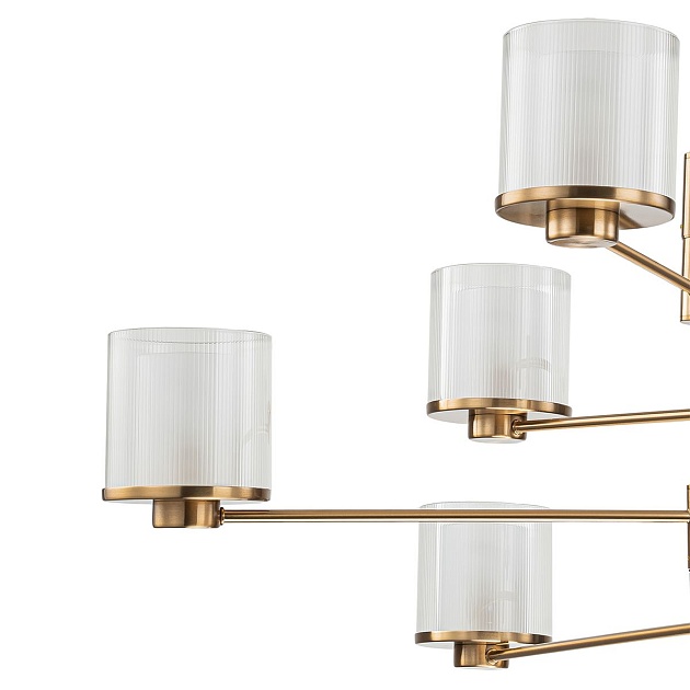 Подвесная люстра Indigo Bilancia 13023/8R Brass V000358 изображение 2 Подвесная люстра Indigo Bilancia 13023/8R Brass V000358 Фото № 2