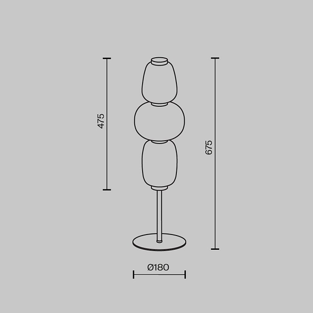 Настольная лампа Maytoni Pattern MOD267TL-L28CH3K Фото № 2