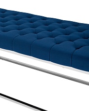 Банкетка Stool Group ИНСИГНИЯ вельвет синий сталь серебро BENCH-011 2