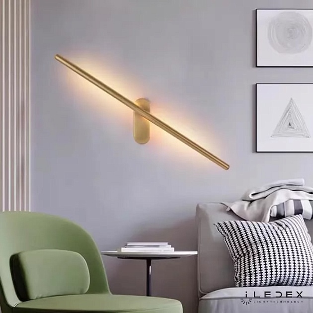 Бра iLedex Royal 6007W/S - 8W - 3000K GL изображение 3 Бра iLedex Royal 6007W/S - 8W - 3000K GL Фото № 3