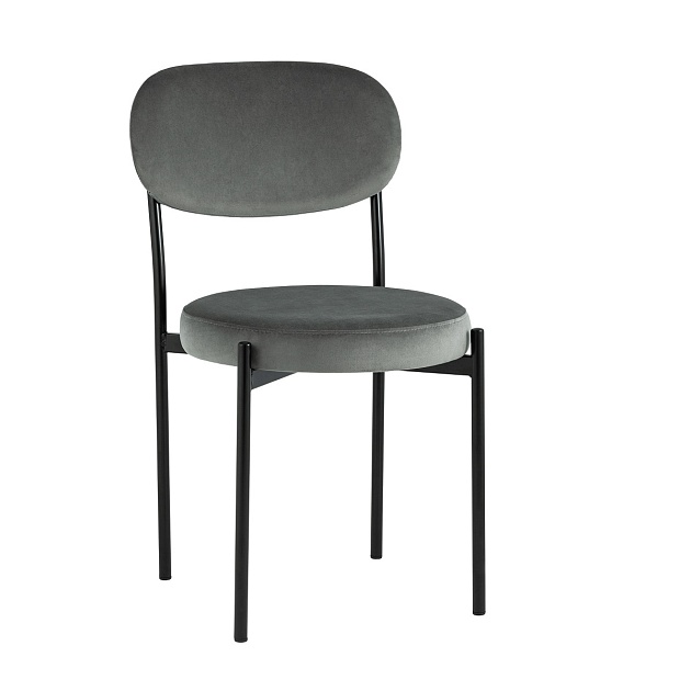 Кухонный стул Stool Group Бриф велюр тёмно-серый vd-brief-b27 Фото № 1