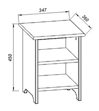 Обувница Шведский Стандарт Вествик 300 414105002300 2
