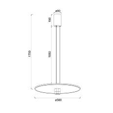 Подвесной светильник Mantra Nomada 8982 1