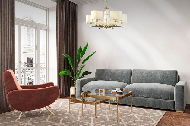 Подвесная люстра Maytoni Alloro MOD088PL-06BS Фото № 6